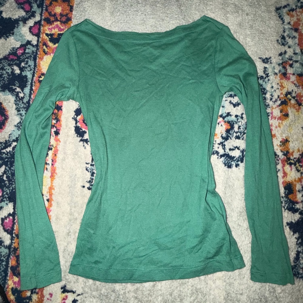 GAP Teal Long Sleeve Women's Top